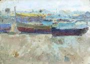Seymour Joseph Guy, Boats on the beach